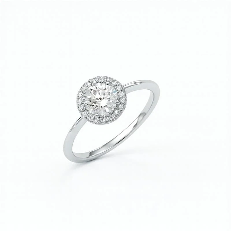 ANEL MOISSANITE PIZZA 5.5 MM PRATA 925