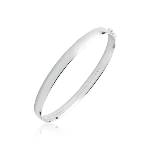 BRACELETE OVAL LARGO PRATA 925
