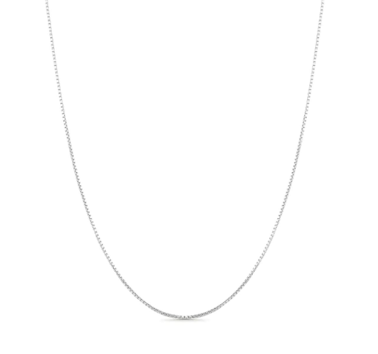 CORRENTE VENEZIANA MÉDIA V15 45CM PRATA 925