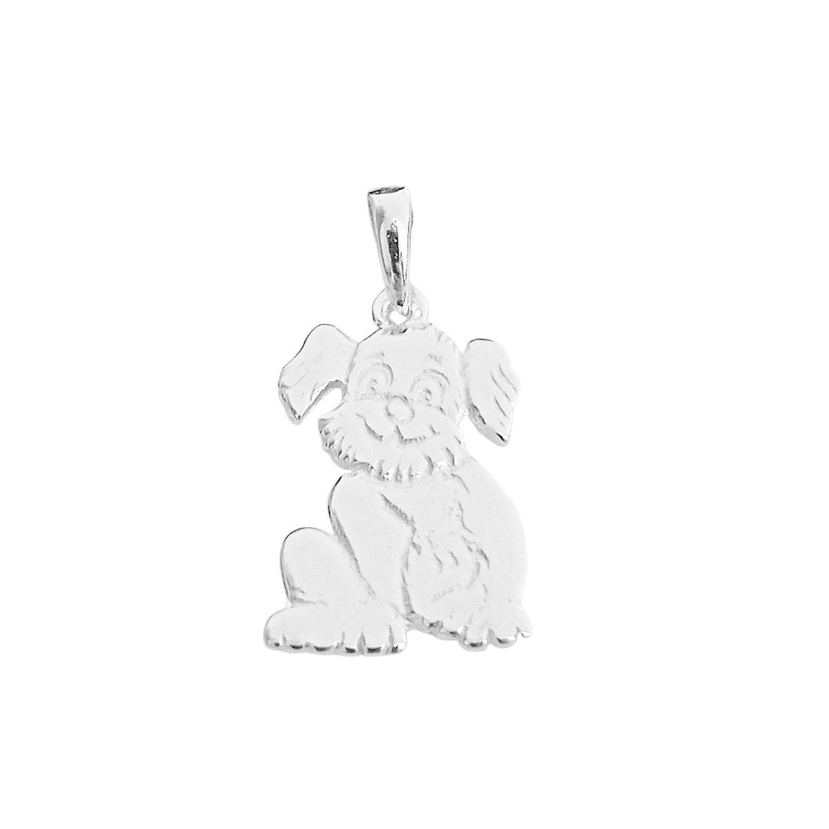 PINGENTE CACHORRO PRATA 925